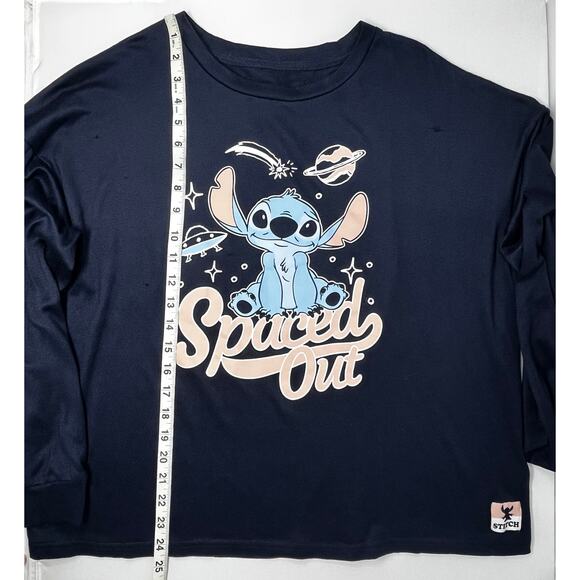 Disney Stitch Poly blend Women's Long Sleeve Poly Blend size XL Pre-Owned fair - Picture 5 of 11